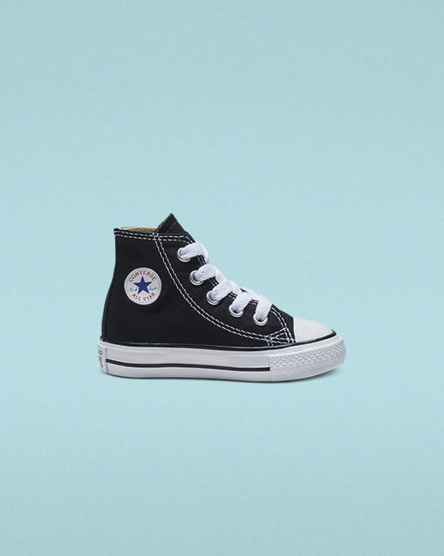 Tenisky Vysoke Converse Chuck Taylor All Star Klasické Chlapcenske Čierne | SK OKNPJ2